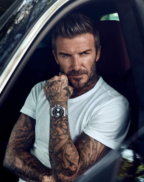 Style icon David Beckham
