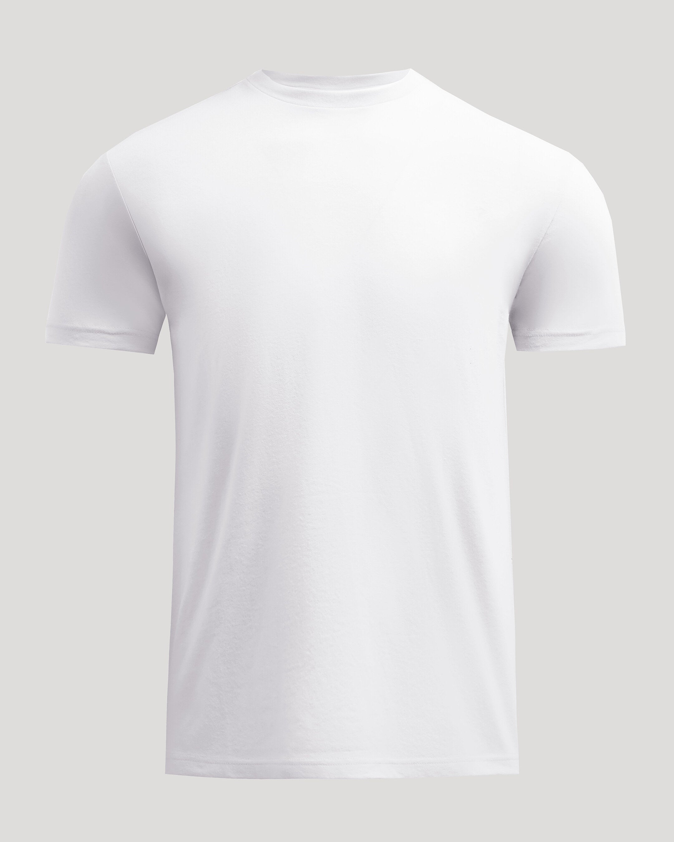 Men's 100% Cotton Basic T-Shirt - Short Sleeve Crew Neck (Sizes M To 6XL)