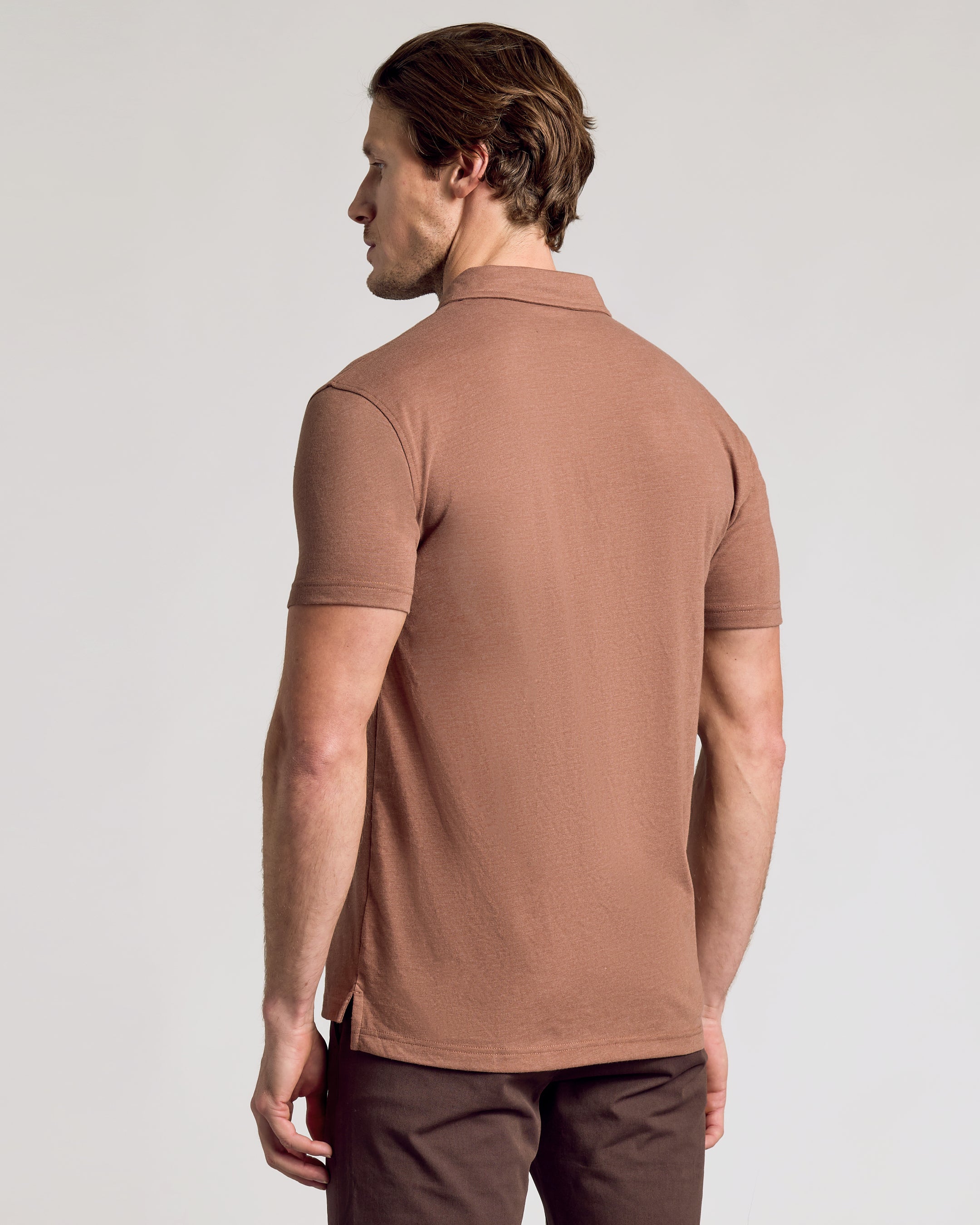 Me & Henry Spencer Polo - Heathered Beige