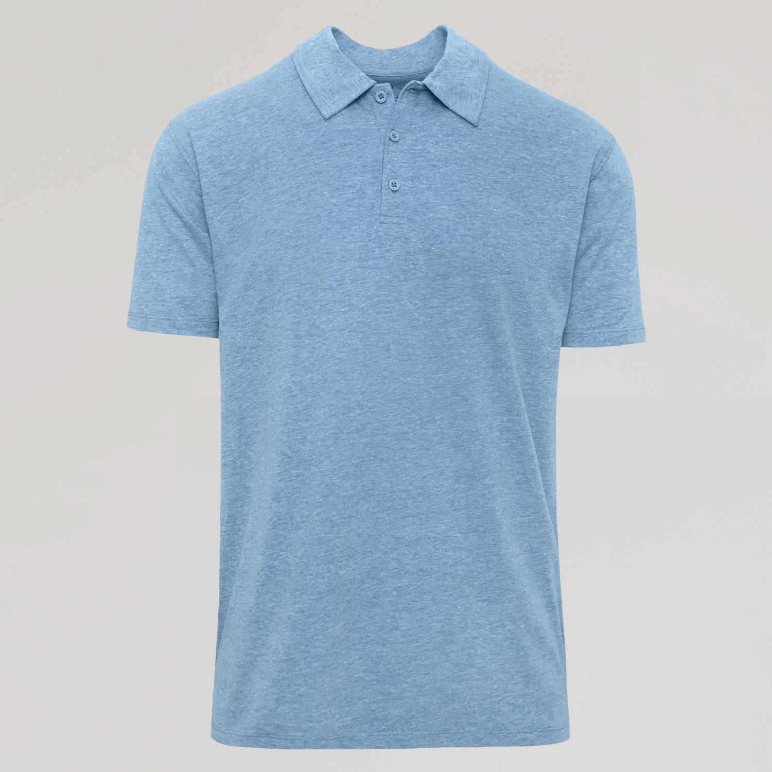 Indigo Heather Short Sleeve Polo Shirt for Men | True Classic