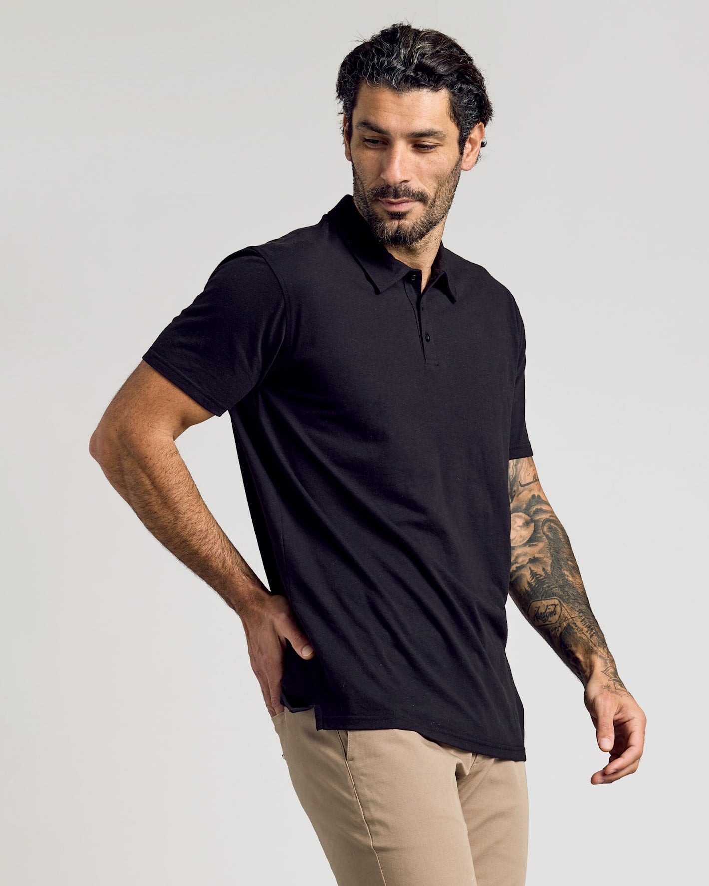 True Classic Black Classic Polo Shirt 3-Pack | Cotton Blend