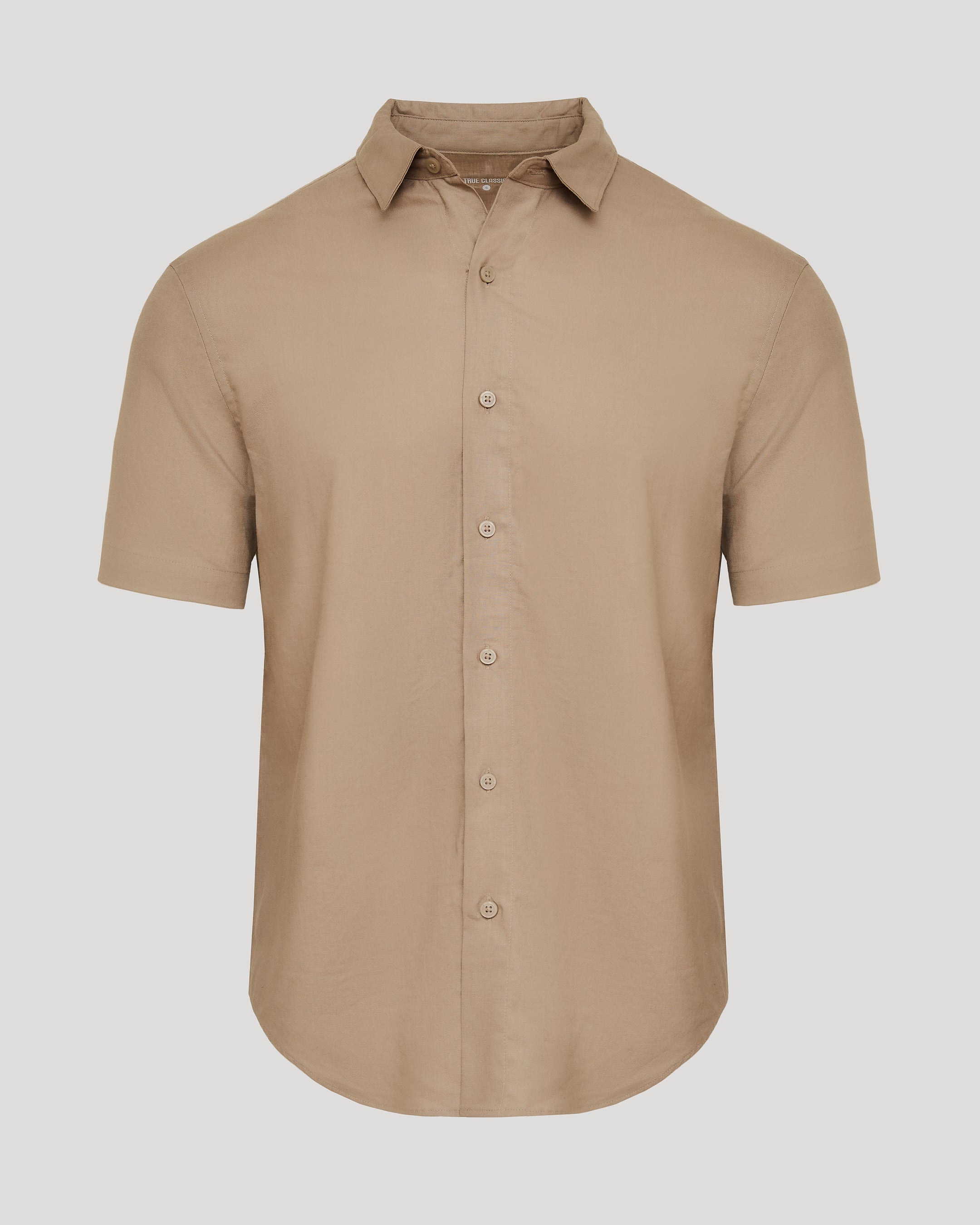 Dusty Taupe Short Sleeve Linen Shirt | Dusty Taupe Short Sleeve Linen Shirt | True Classic Dusty Taupe Short Sleeve Linen Shirt | Dusty Taupe Short Sleeve Linen Shirt | True Classic