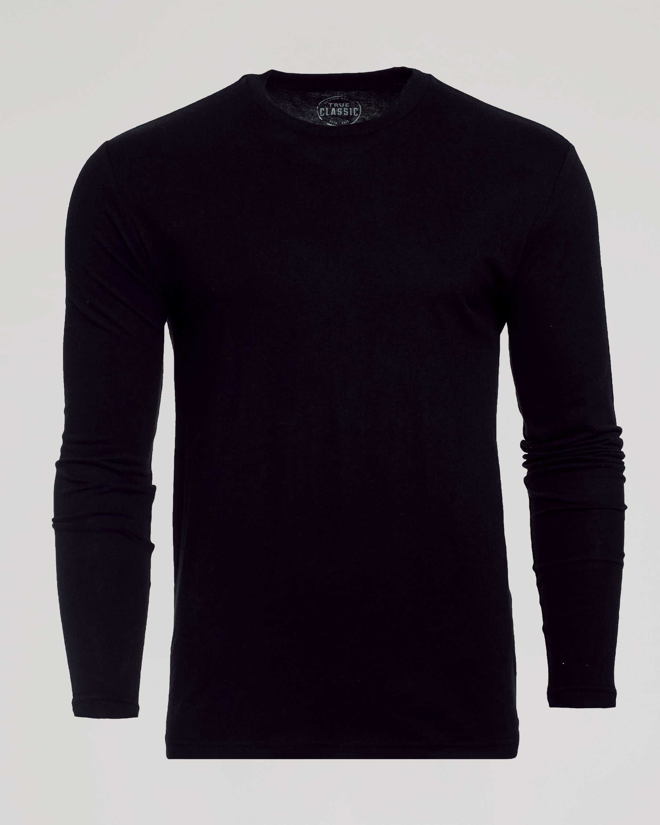 Black Long Sleeve Crew Neck T-Shirt Black Long Sleeve Crew Neck