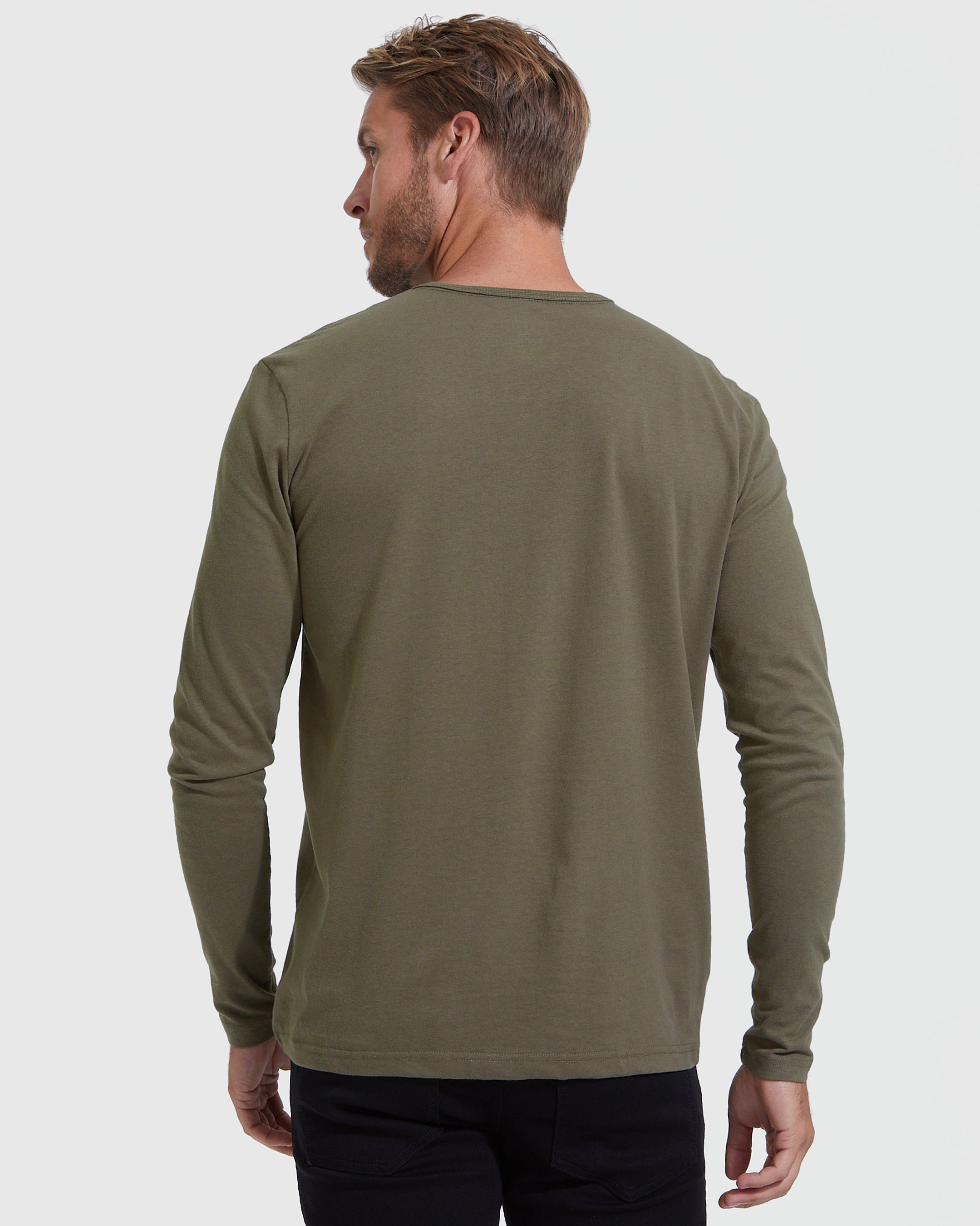 T-shirt Thermique Manches Longues State Farm Insurance XL Olive Green