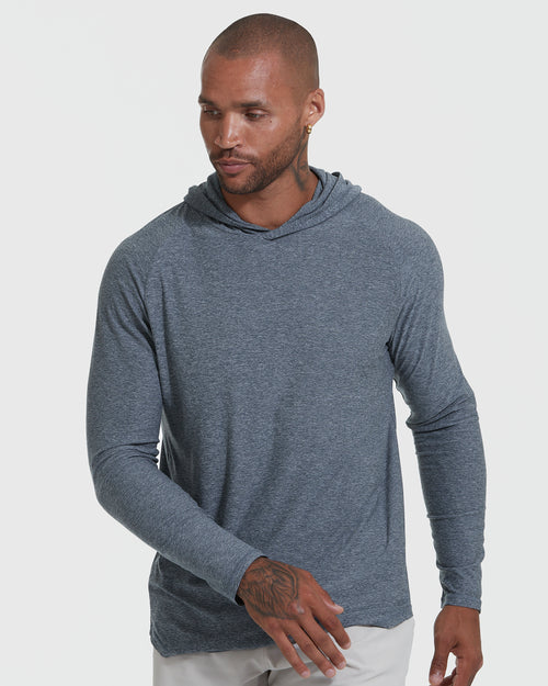 Heather Navy Heather Navy Active Hoodie