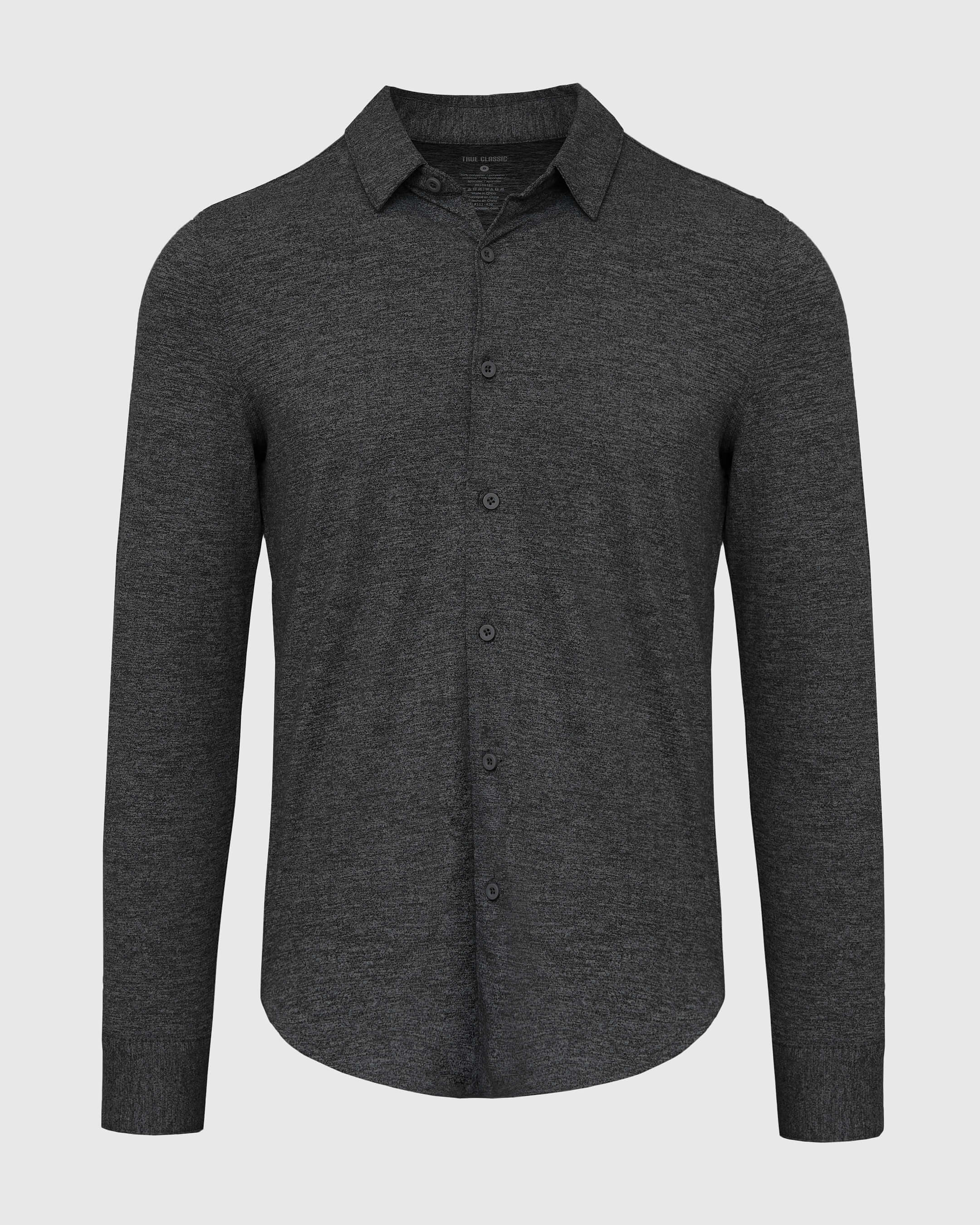 charcoal grey dress shirt Amazon.com: Edwards Garment Men's Long Sleeve Non Iron Dress Shirt, Charcoal, Large 35 : Clothing, Shoes & Jewelry