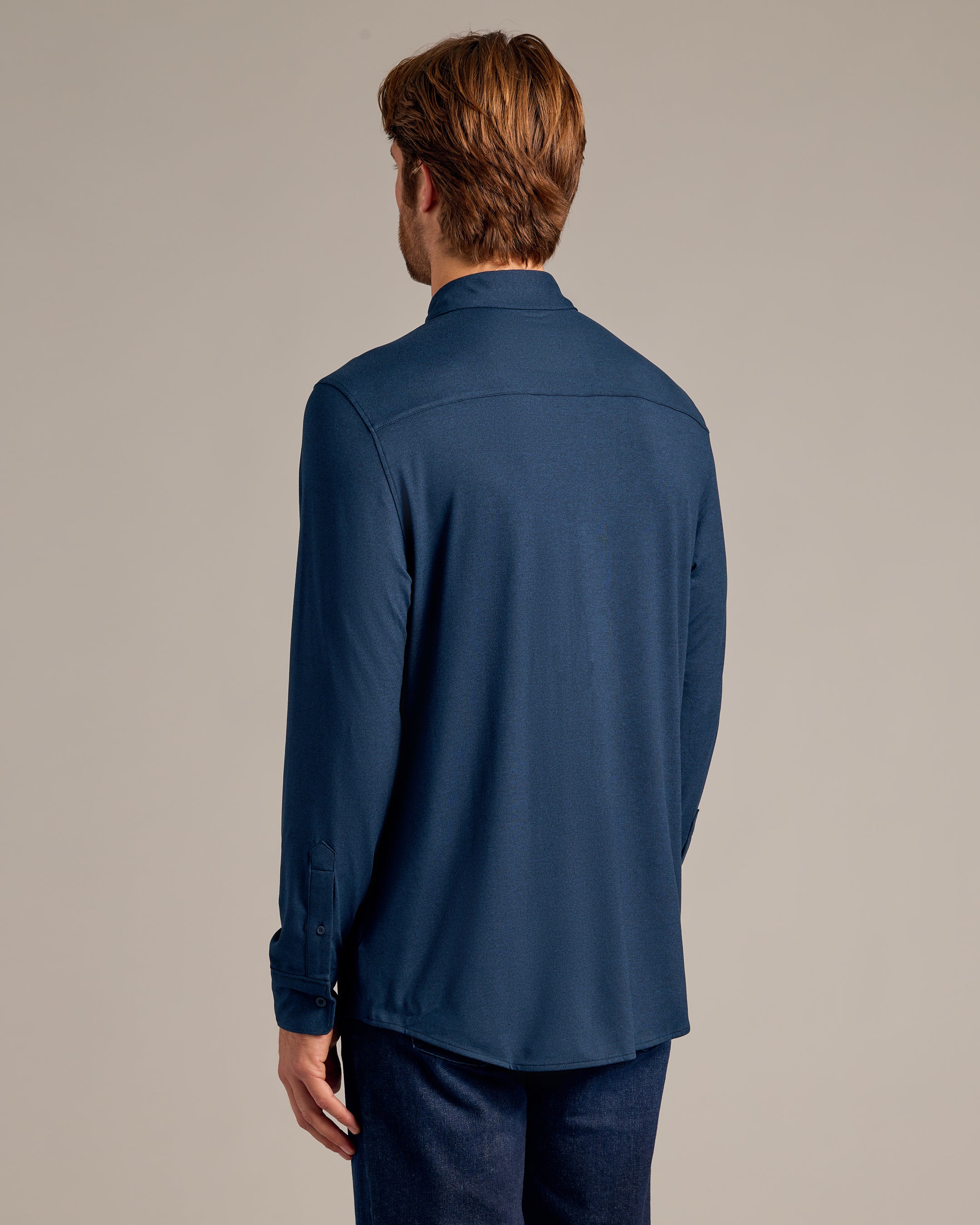 Cotton Longsleeve Thermal Dark Navy
