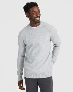 True ClassicHeather Gray Crew Neck Sweater