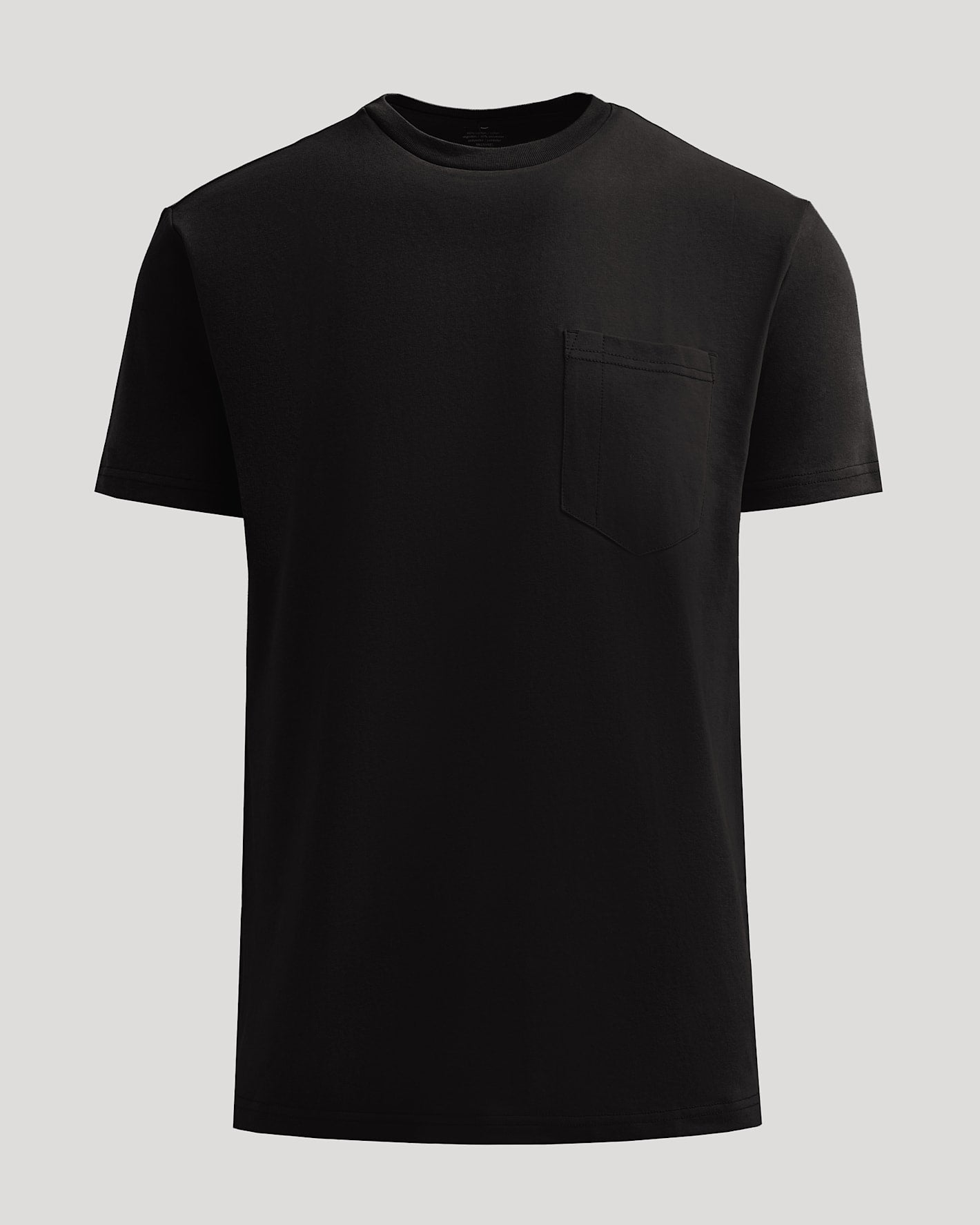 White Heavyweight Long Sleeve Pocket Crew 4-Pack main image 0