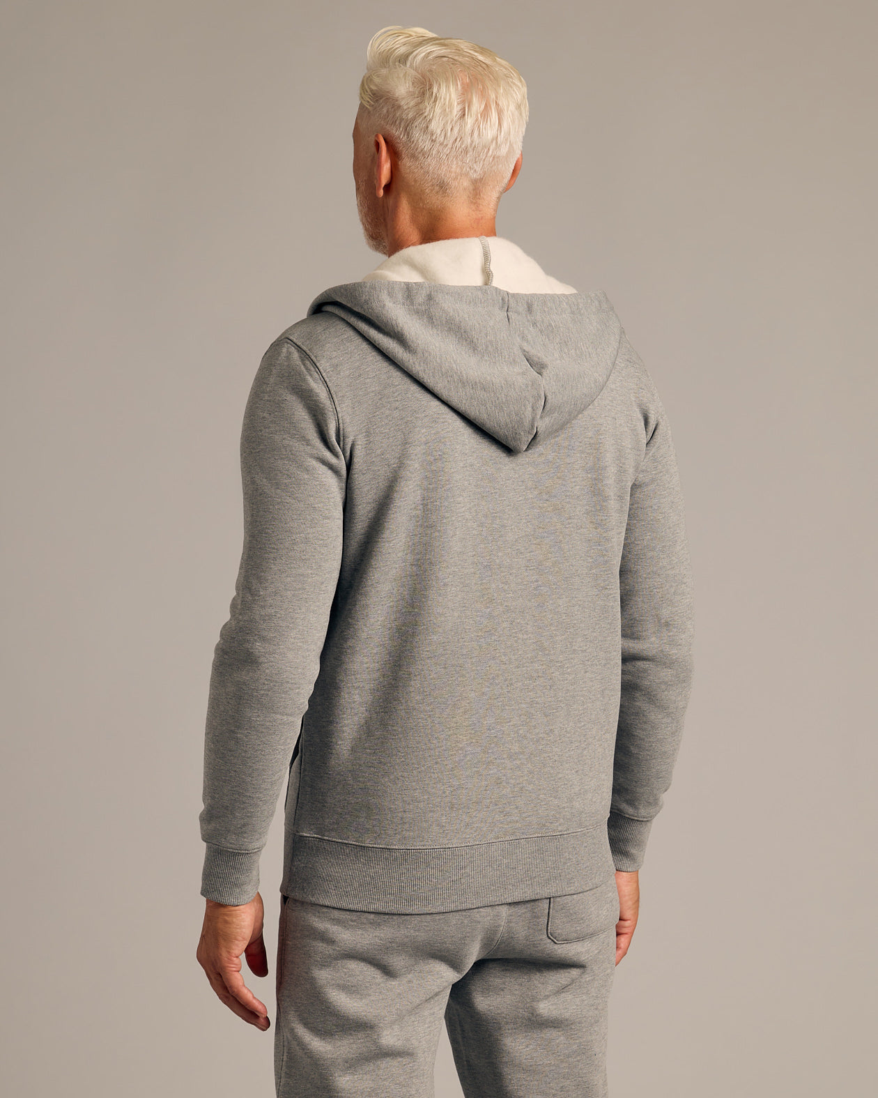 Sage Plaid Mix Hoodie + French Terry Shacket main image 1
