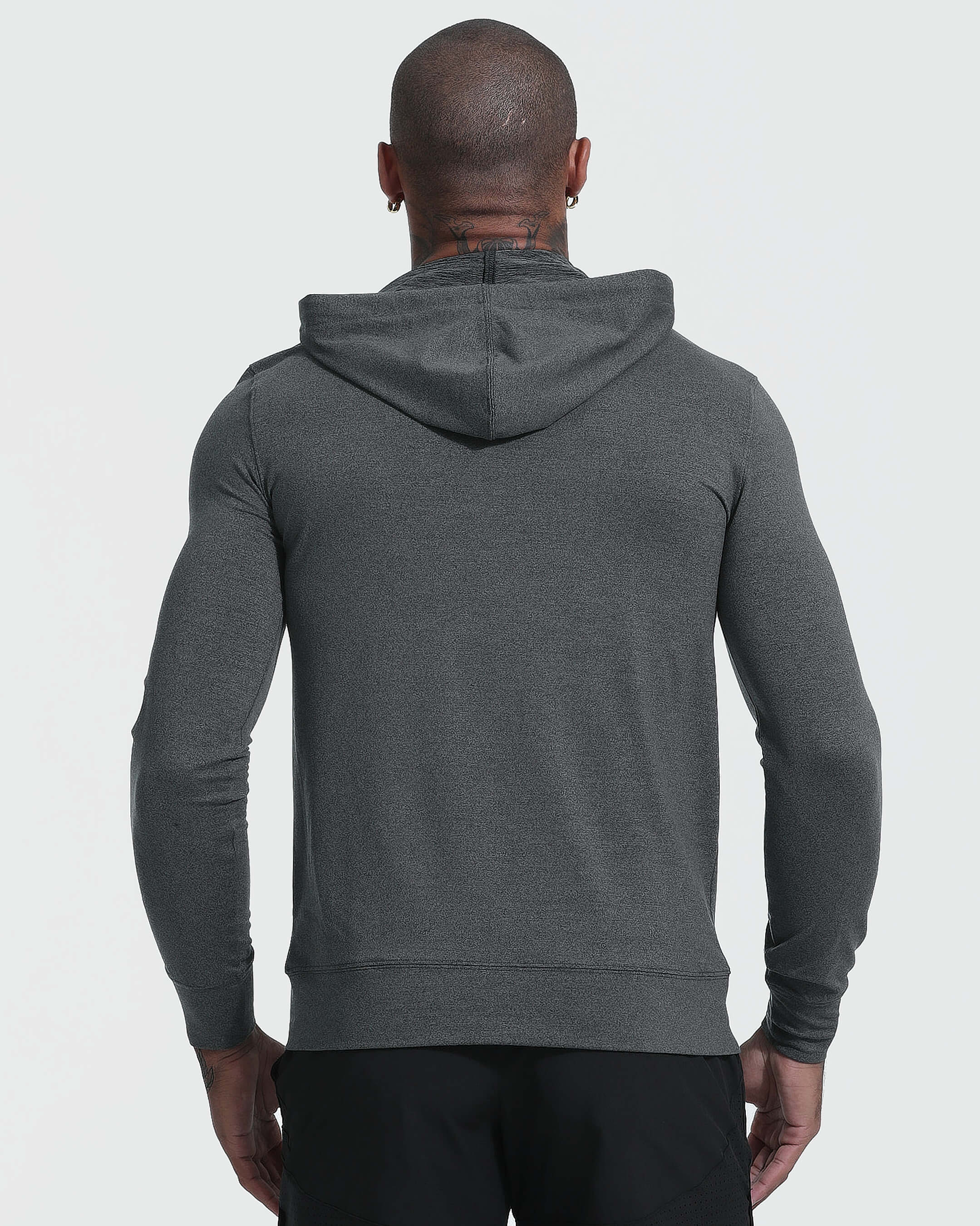 Sweat à Capuche Zip Rebel8 'Cover The 8' - Charcoal Heather - Neuf Avec étiquettes