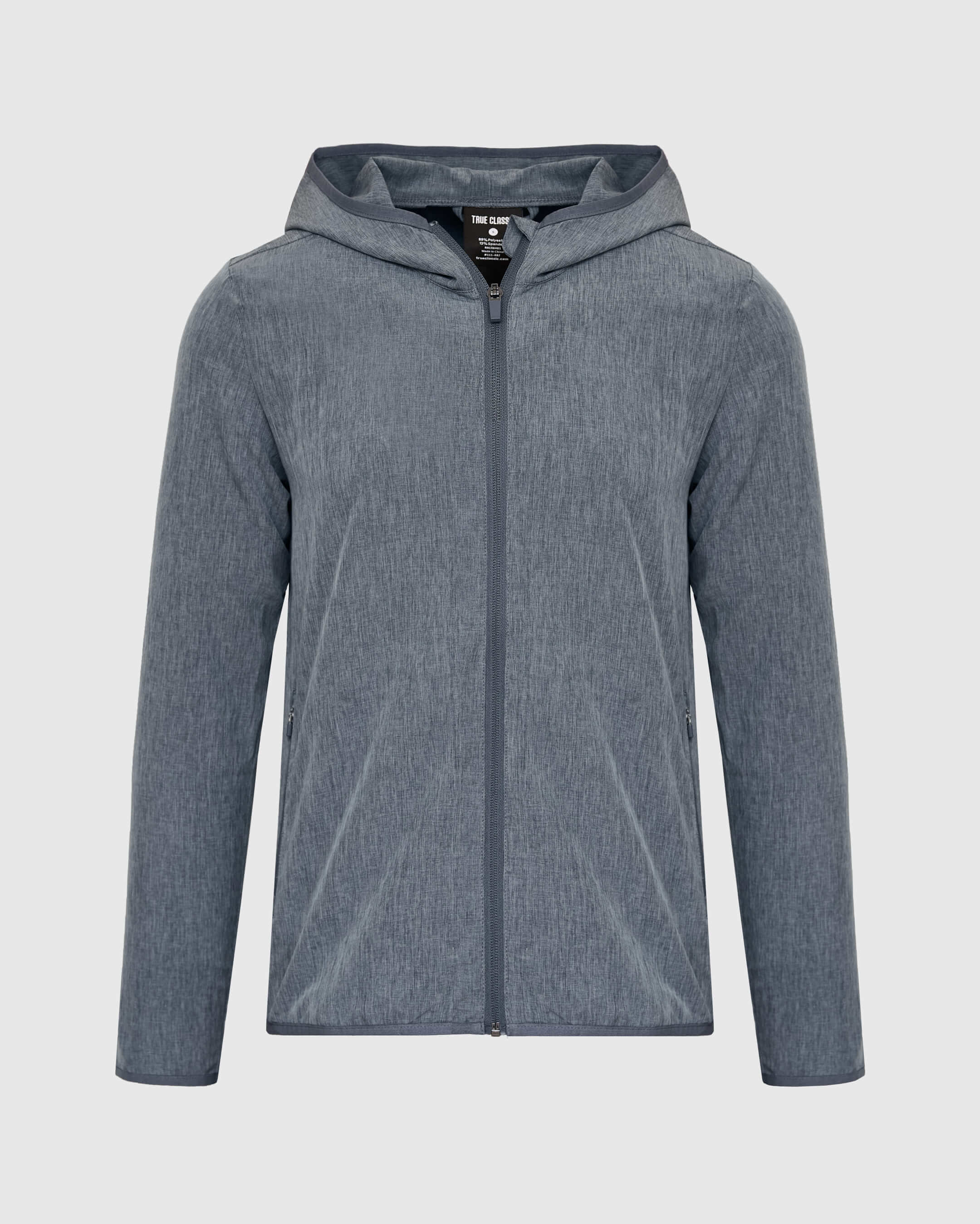Shell Jacket Navy/Grey Hood