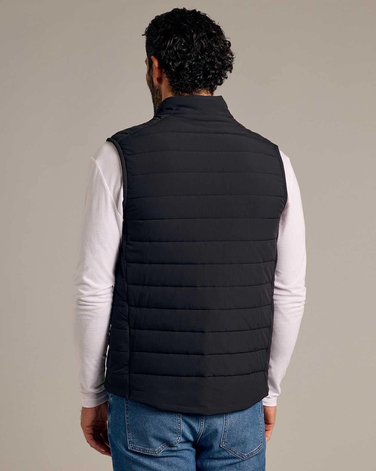 24 Pack Adult Size Full Zip Puffer Vest - Black