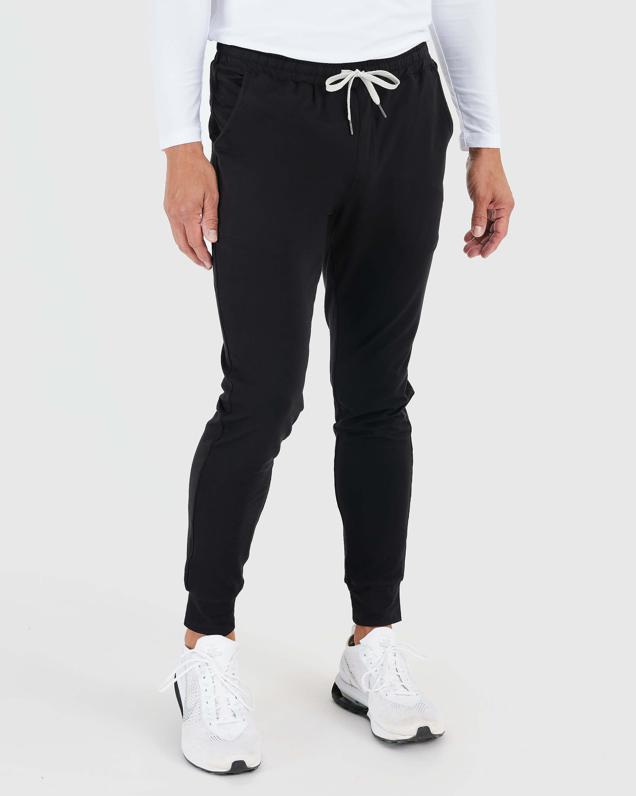 Men’s Red & Black Athletic Joggers main image 0