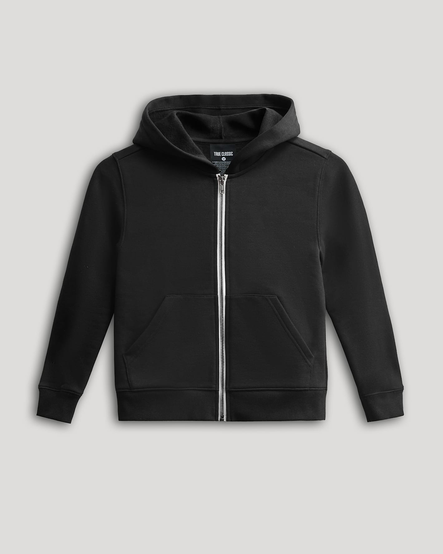 トップス Awesome boy Black zip hoodie Boys' Black Fleece Full Zip Hoodie - True Classic