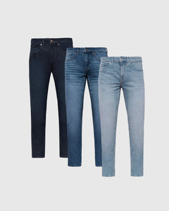 True ClassicStaple Slim Authentic Jeans 3-Pack