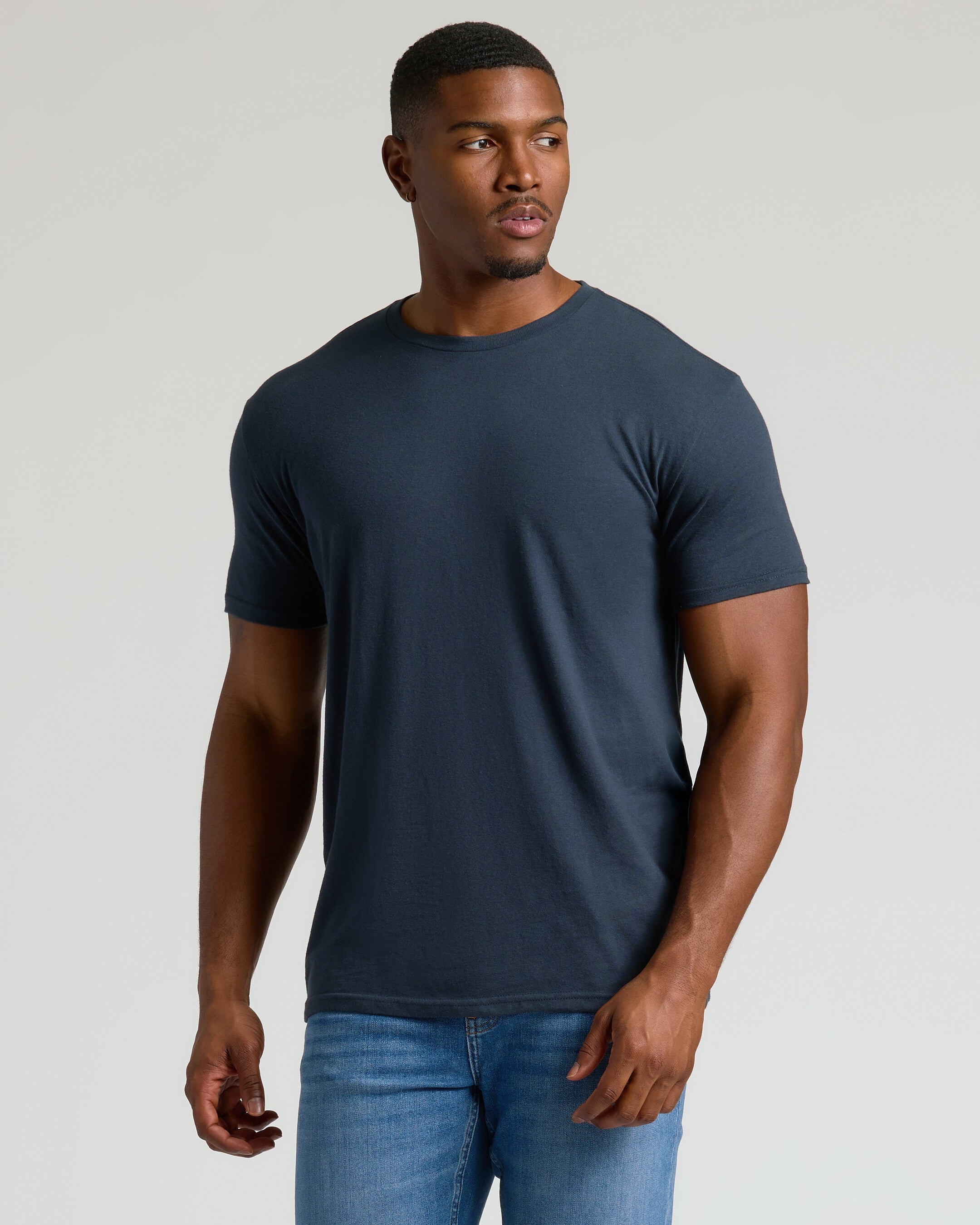 Crew Neck Straight T-Shirt main image 0