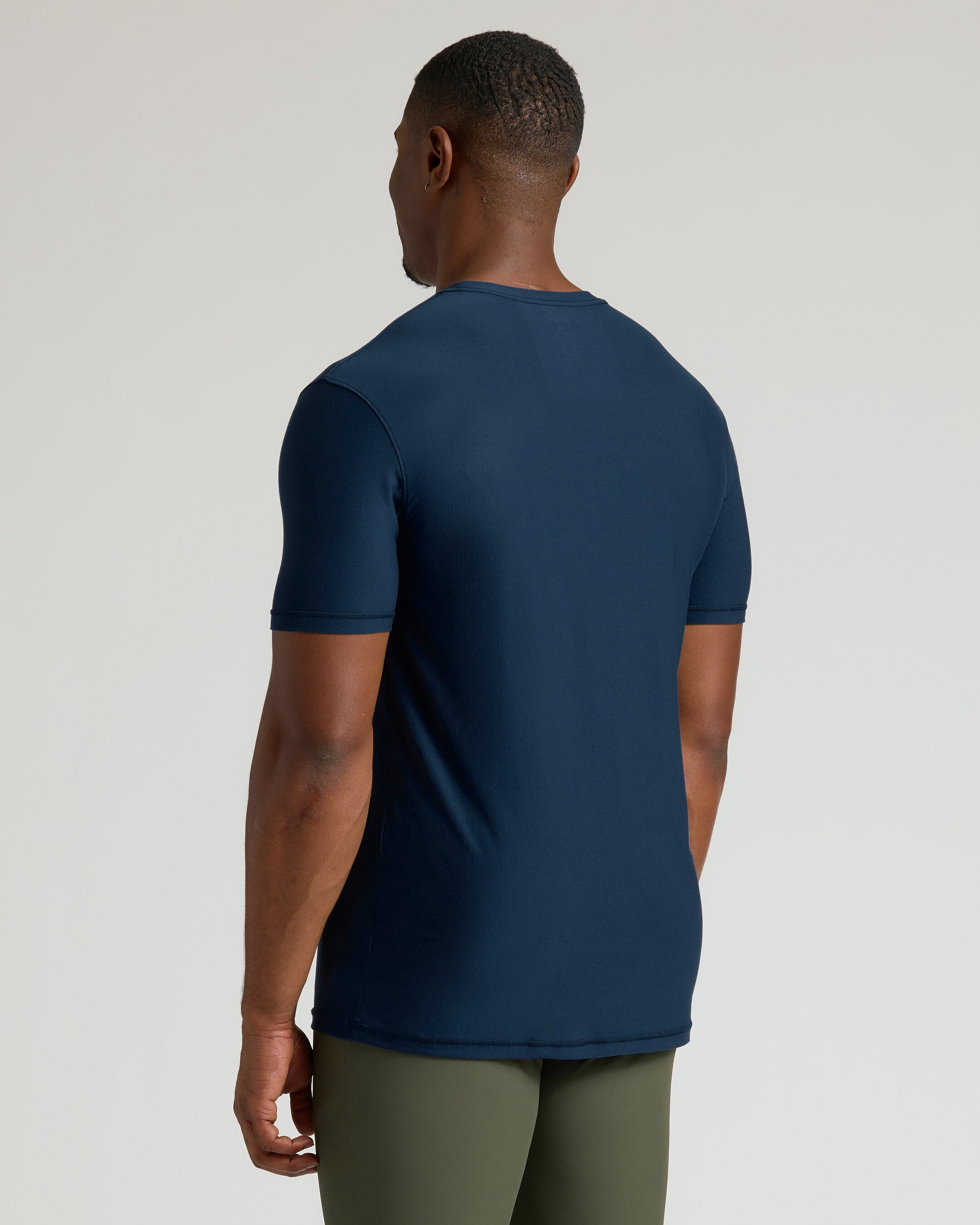 Navy Active Crew Neck Tee main image 1