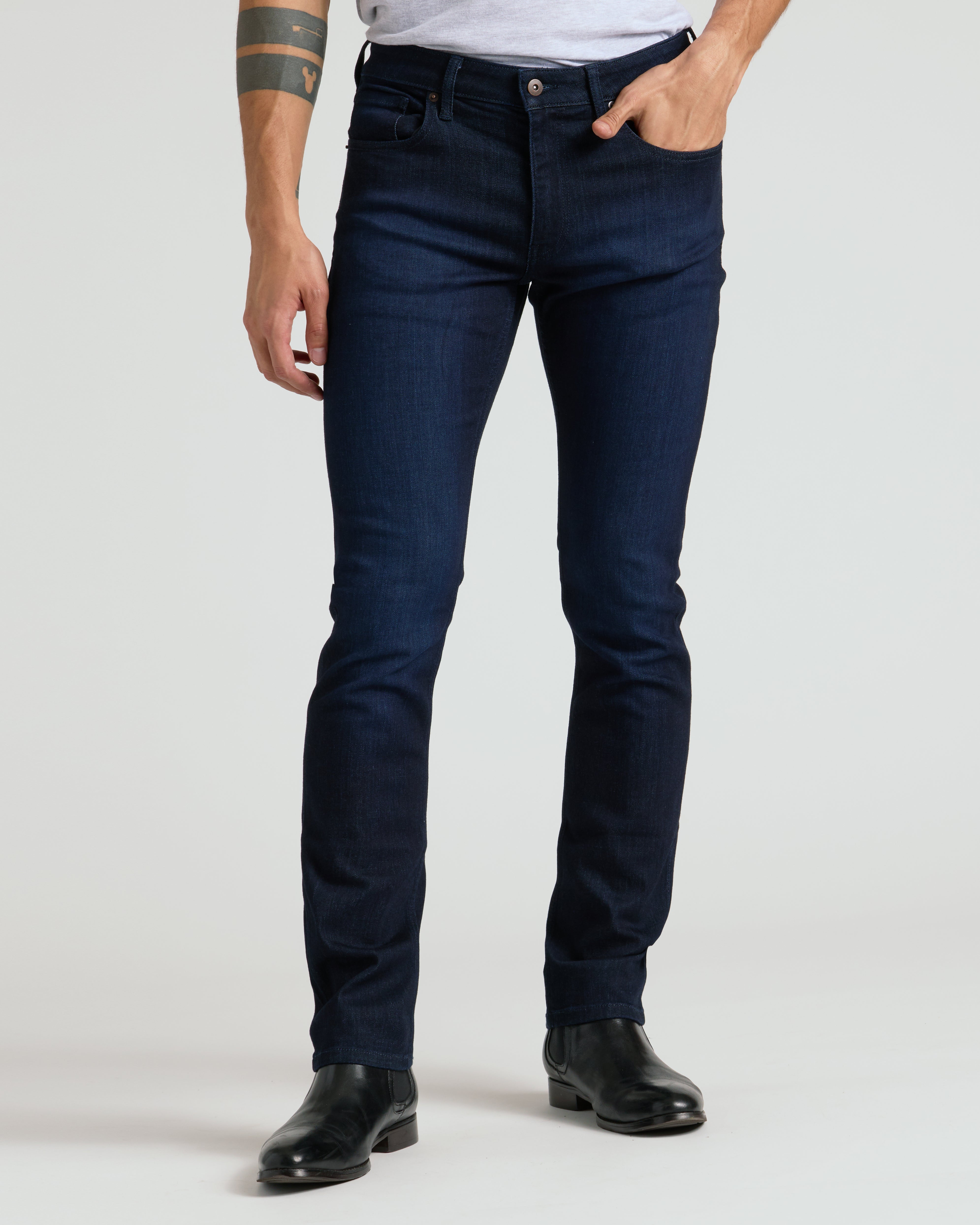 Indigo Wash Slim Comfort Stretch Jeans – True Classic