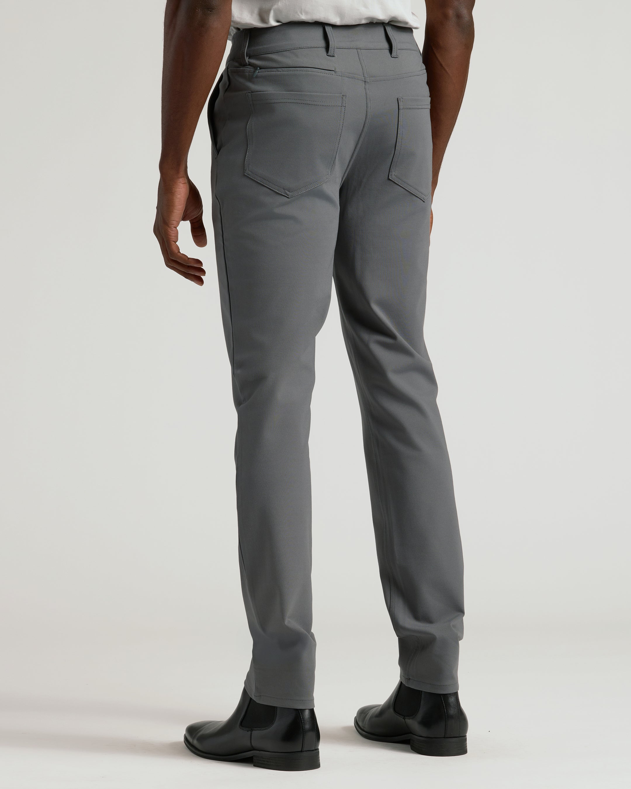 True Classic Carbon Gray Commuter Pants