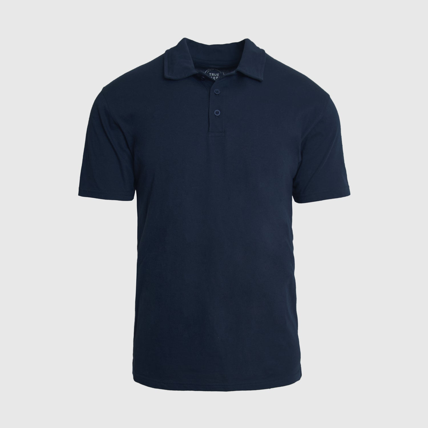 navy polo dress shirt Mizzen+Main Men's Trim Halyard Polo