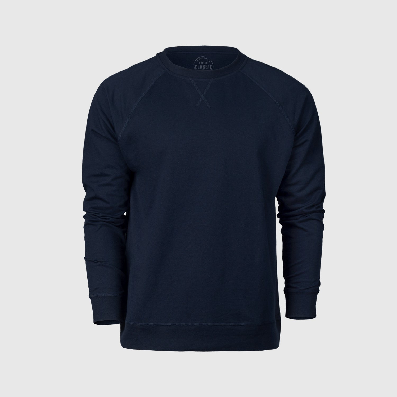 NAVY FRENCH TERRY FLAG PULLOVER main image 1