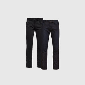 True ClassicSlim Fit Indigo and Black Comfort Jeans 2-Pack