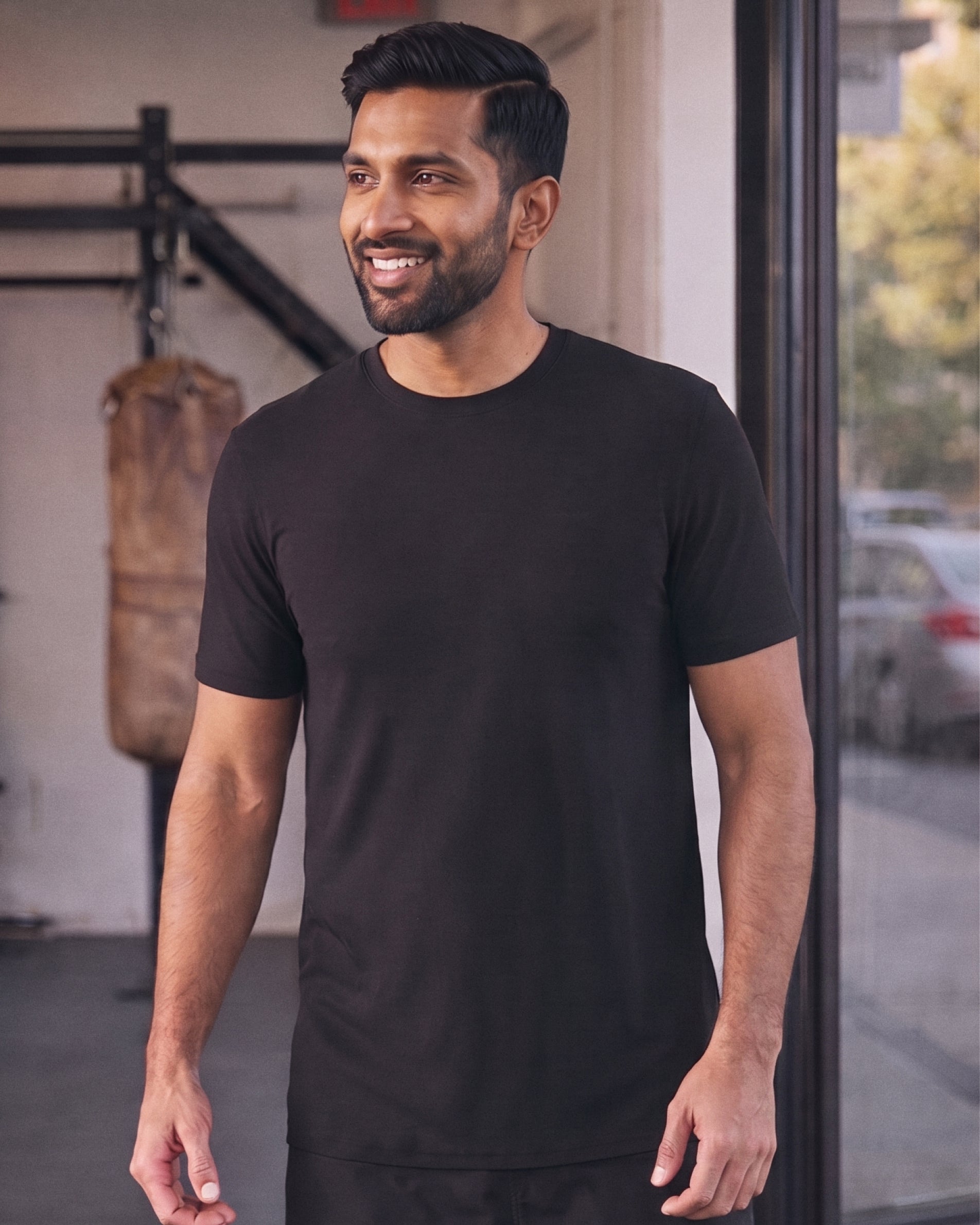 Charcoal Heather Gray Classic Crew Neck – True Classic