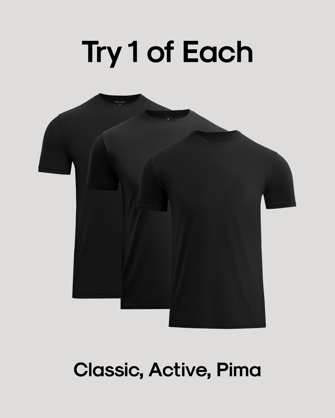 Crews Variety: Classic, Active, & Pima 3-Pack