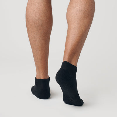 Black Ankle Socks 6-Pack