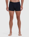 Man wearing Try 1 of Everything 4-Pack black boxer-briefs.