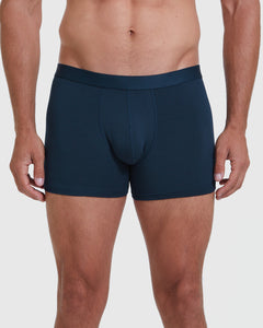 True ClassicNavy Boxer Trunk with soft micromodal fabric and supportive waistband.