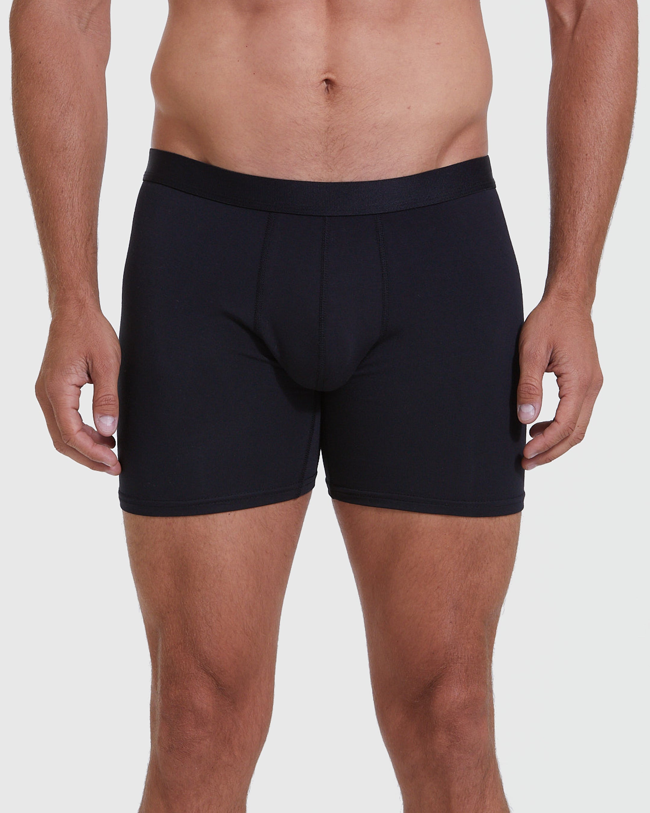 Black Boxer Trunks 3Pack True Classic