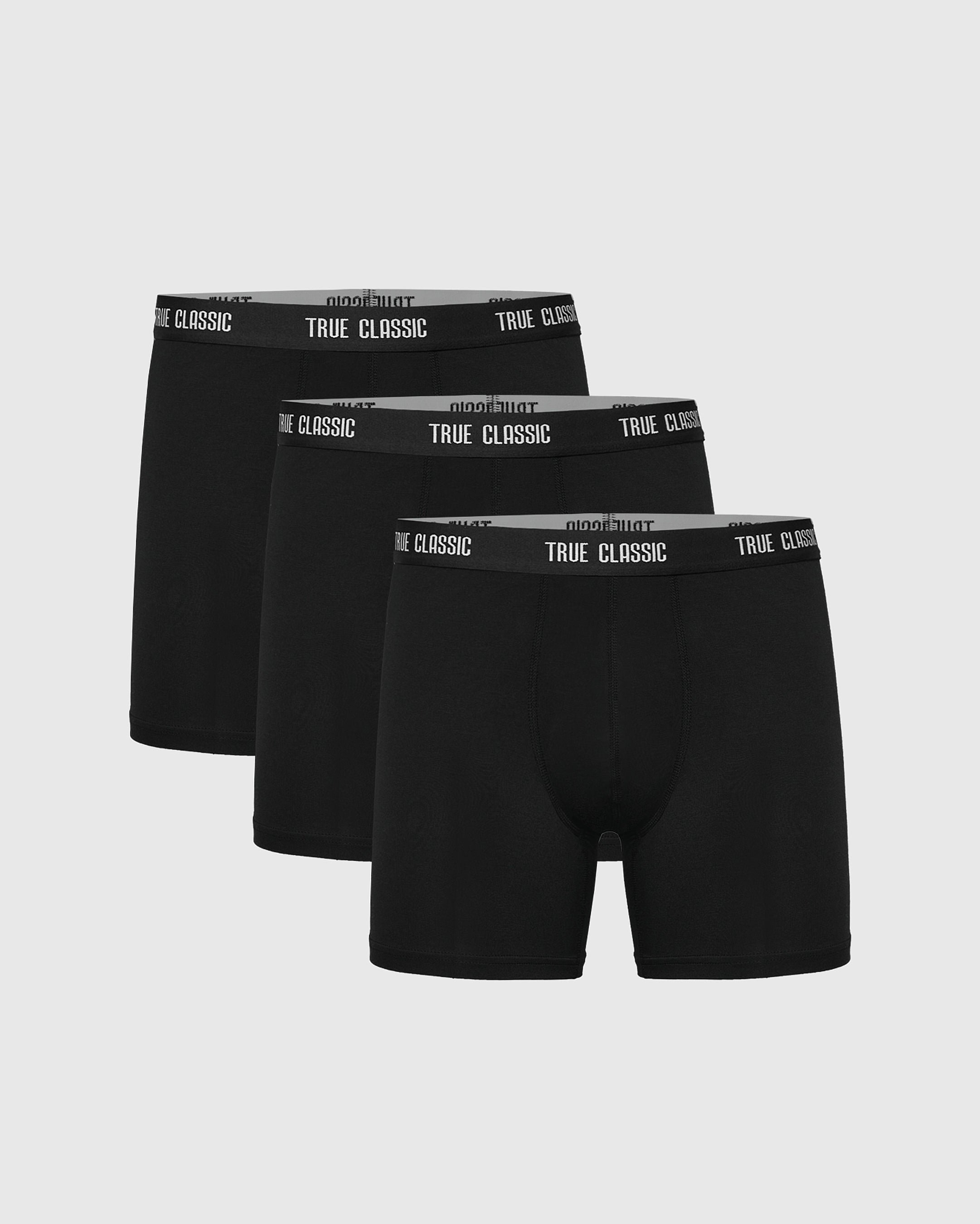 Black Logo Boxer Briefs 3-Pack