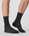 Combo Active Crew Socks showcasing ribbed cuffs and subtle textured pattern.