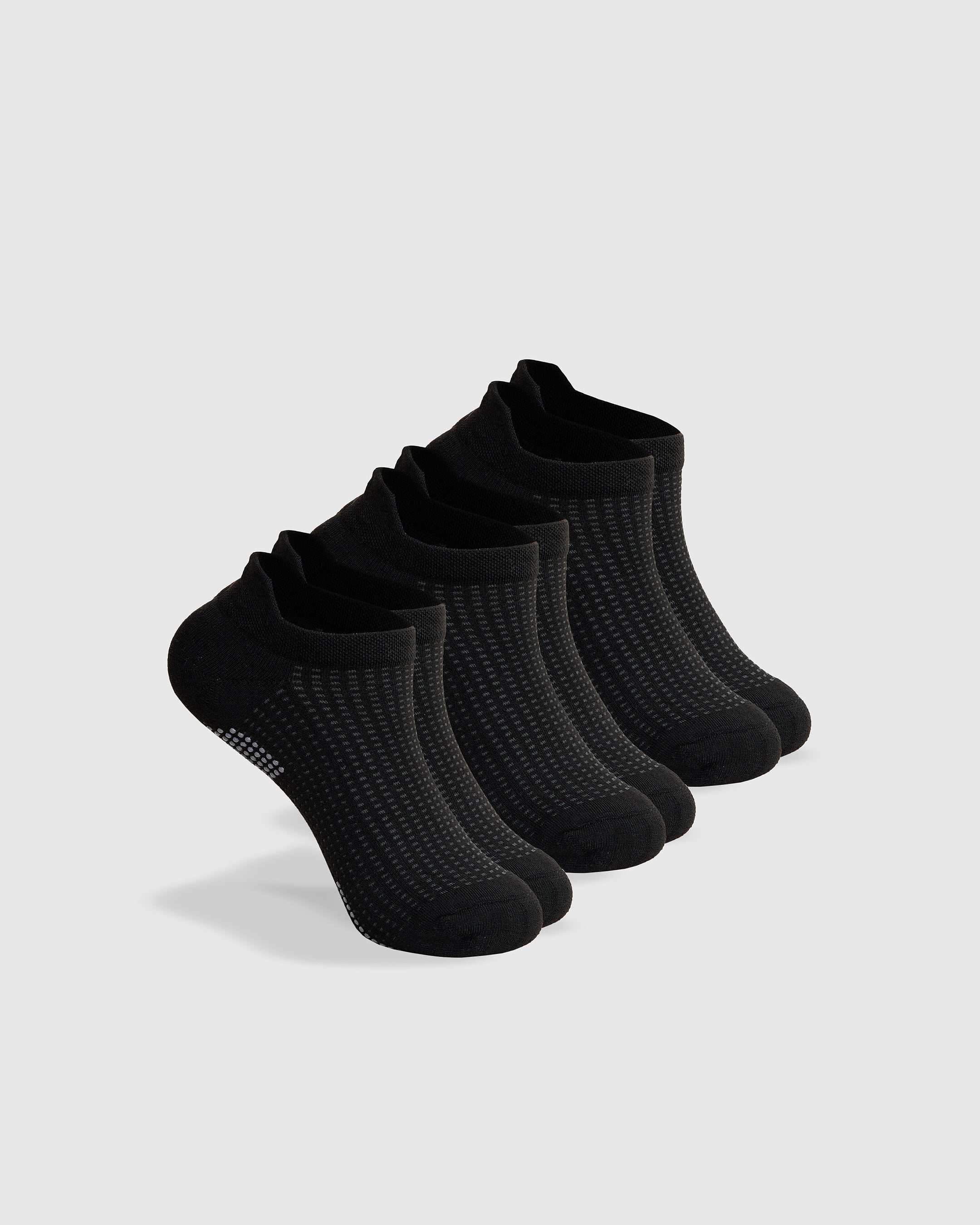 Black Active Ankle Socks 3-Pack