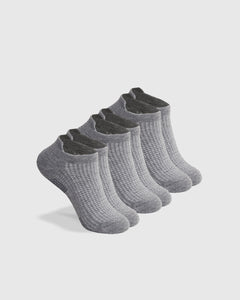True ClassicHeather Gray Active Ankle Socks 3-Pack