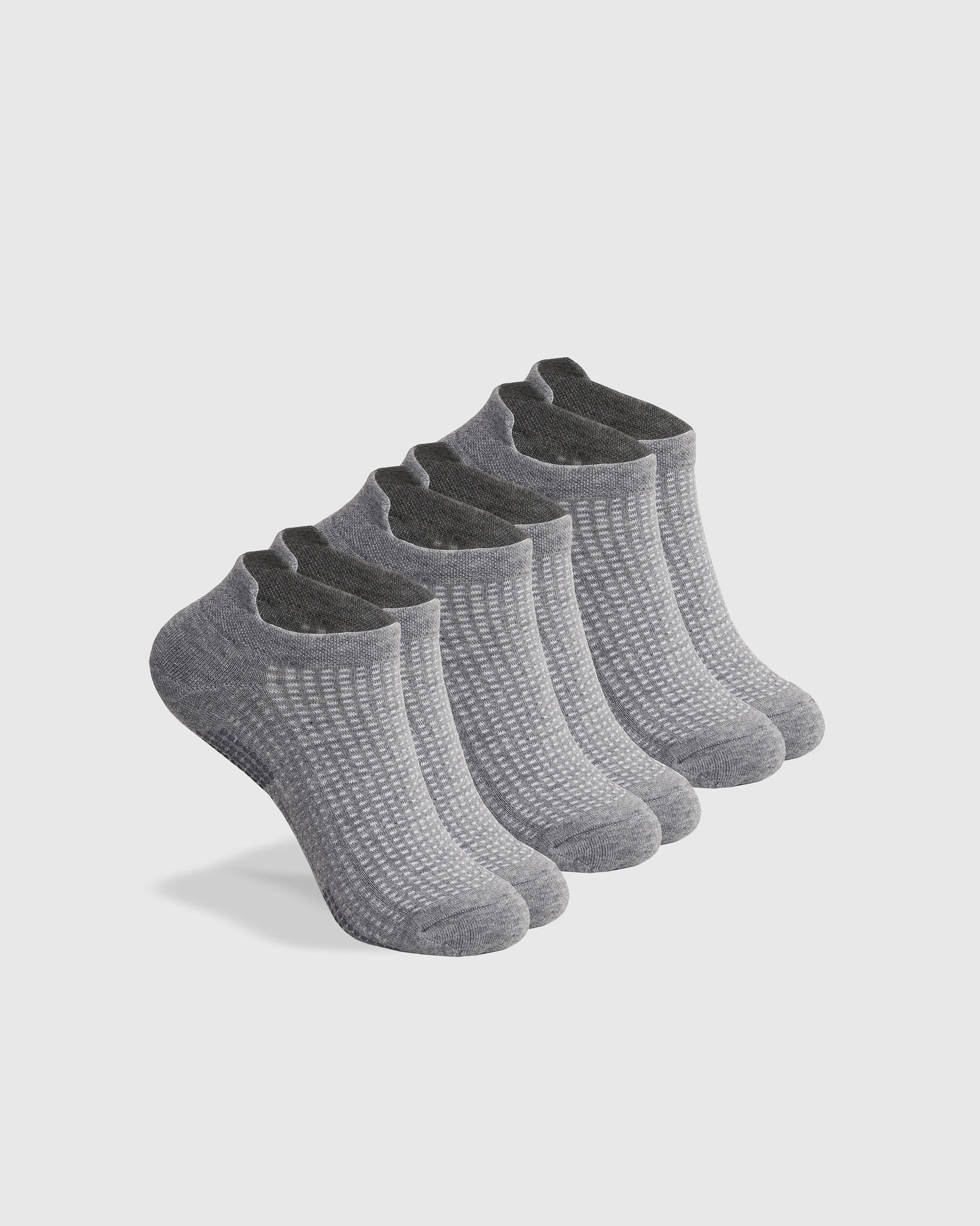 Heather Gray Active Ankle Socks 3-Pack