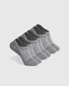True ClassicHeather Gray Active Never Show Socks 3-Pack