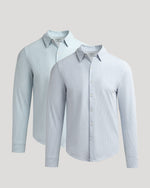 Long Sleeve Stretch Oxford 2-Pack