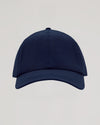 Navy Active Running Cap, six-panel, no logos, adjustable closure.