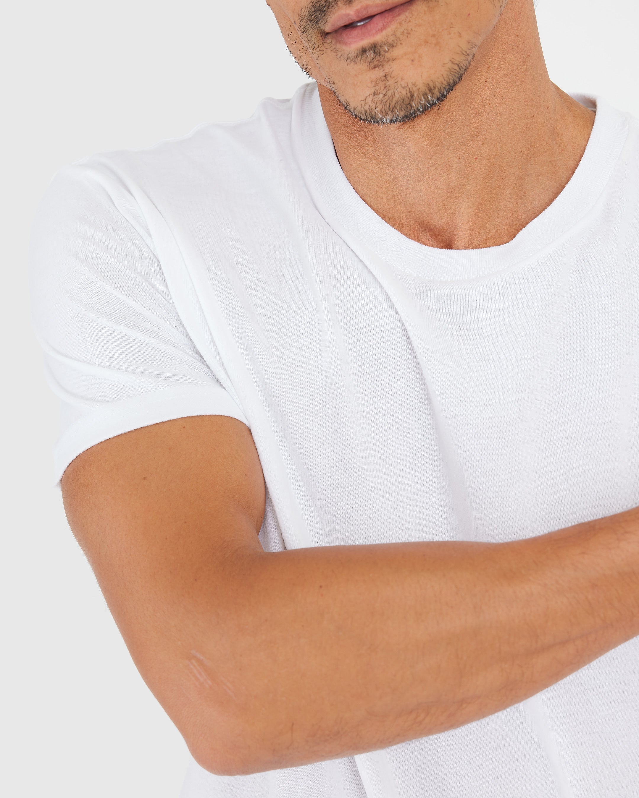 all white t shirt mens