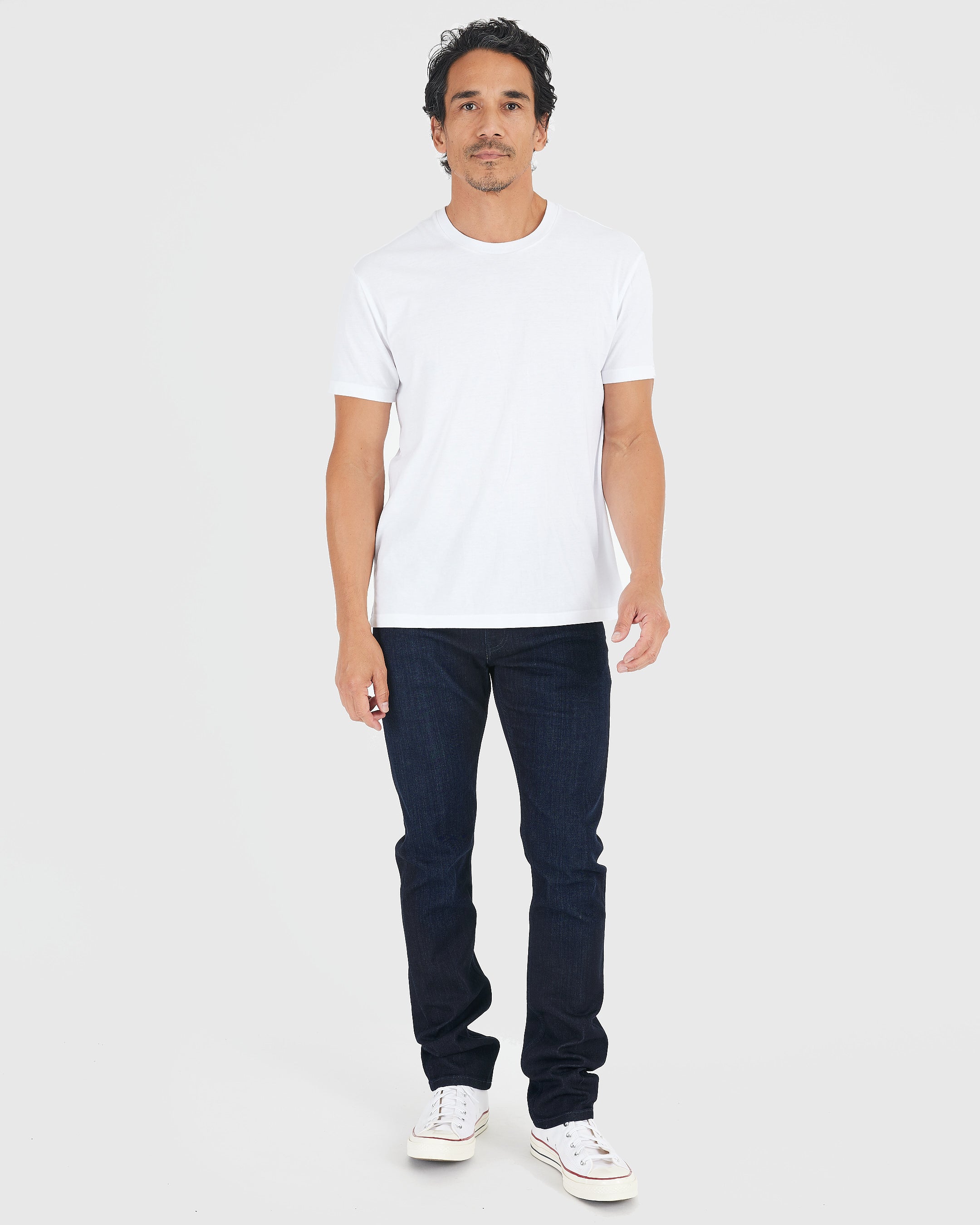7188 White Crew Neck T-Shirt