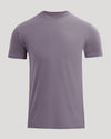 Ashberry Classic Crew Neck, fitted short-sleeve T-shirt, muted purplish-gray.