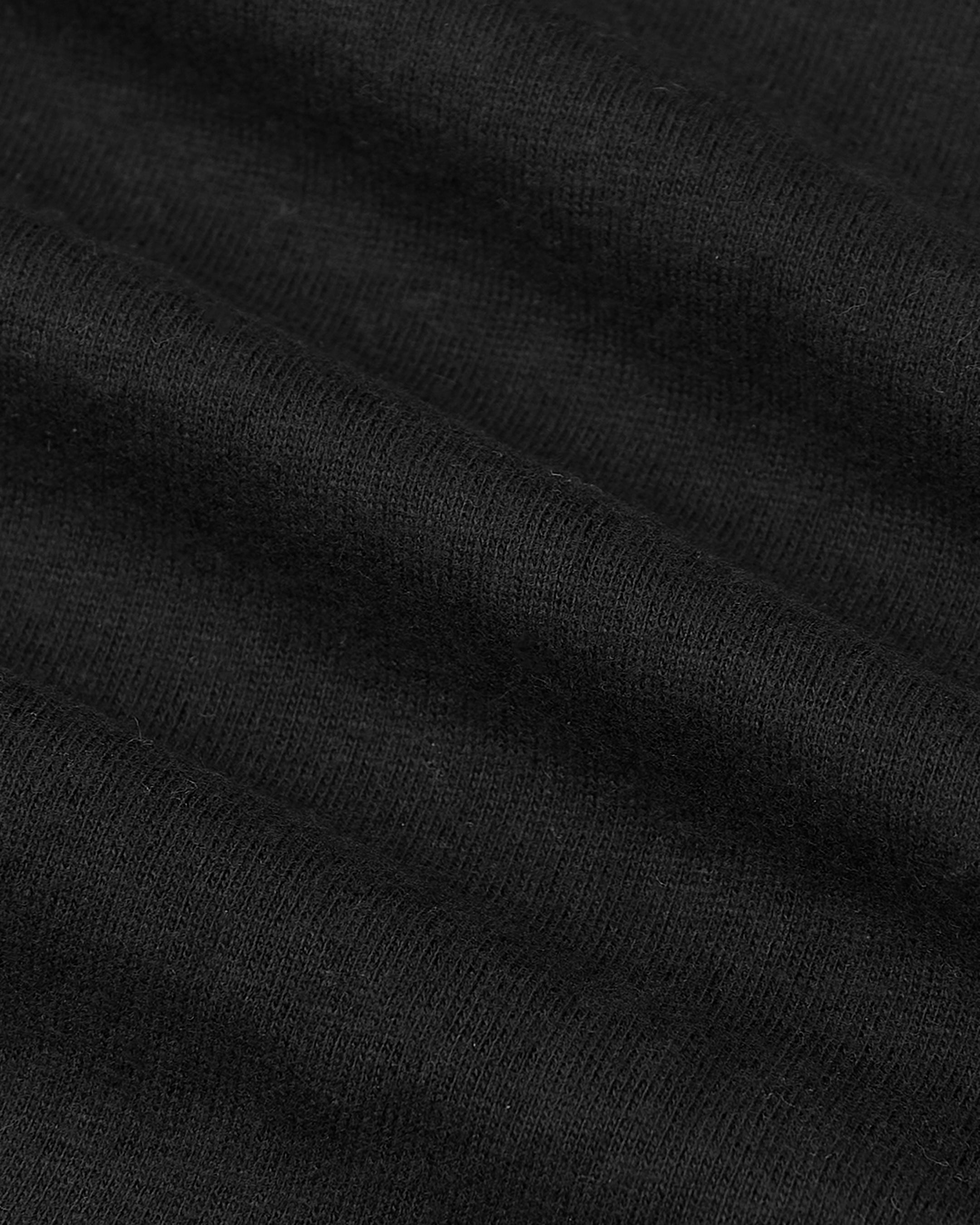 True Classic All Black 6-Pack Crew Neck T-shirts | Cotton Blend | Athletic Cut | 2XL / 2XL