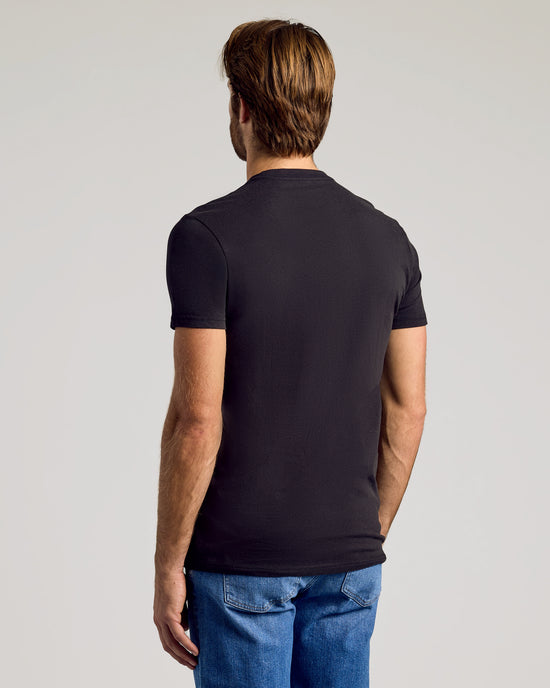 7291 Black Crew Neck T-Shirt