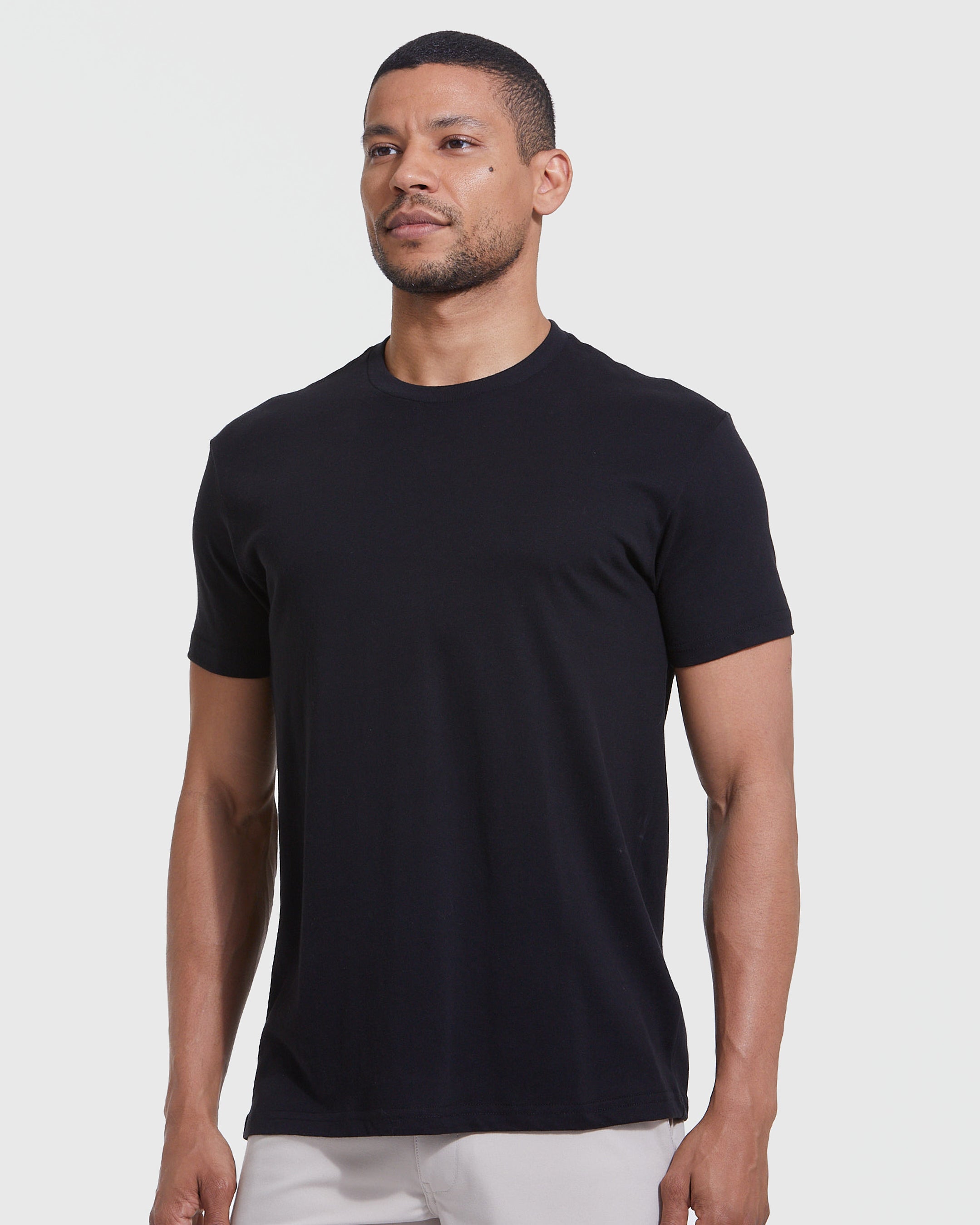 3 Pack of Black TShirts Men's 3 Pack of Black Tees True Classic — free download