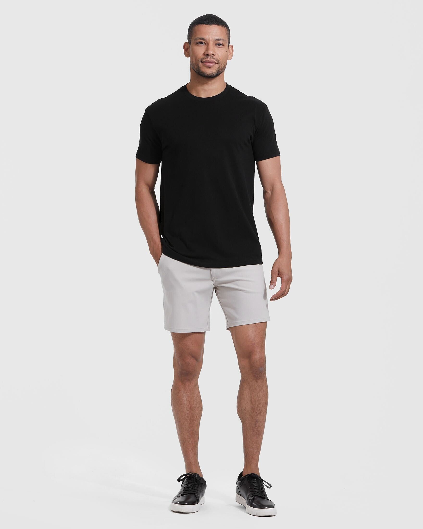 8054 Black Crew Neck T-Shirt