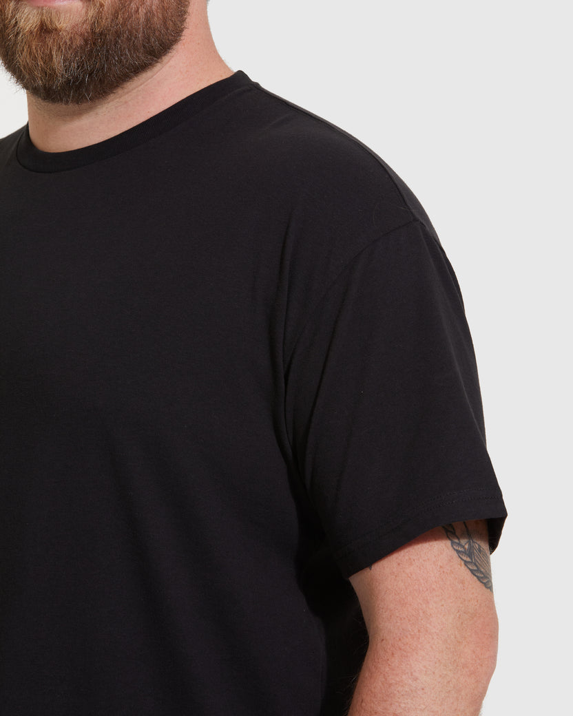 8008 Black Crew Neck T-Shirt