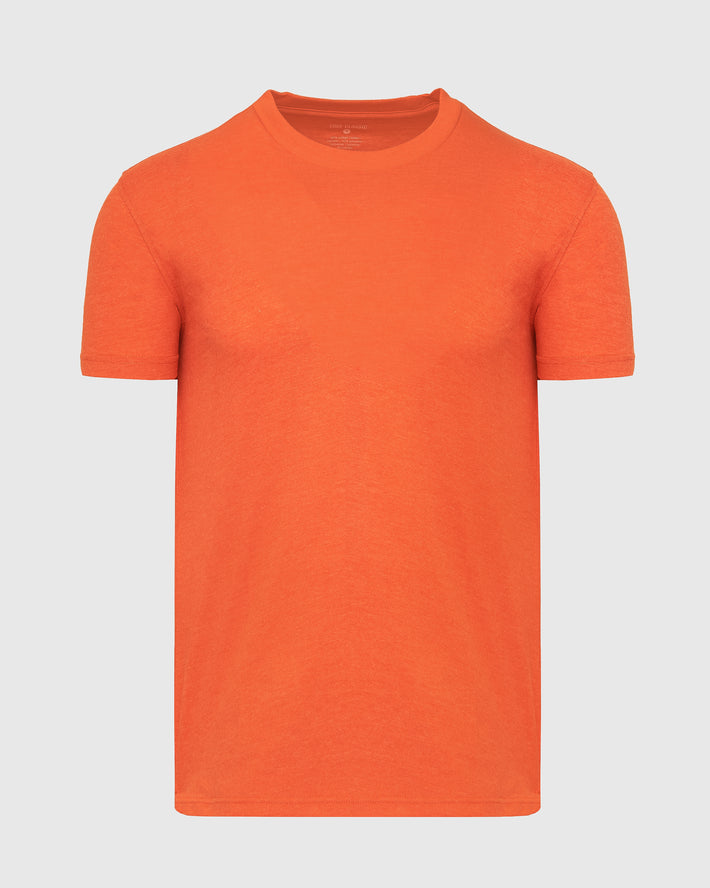 Rawlings Youth Crew Neck Tech Tee - Burnt Orange, Size Small